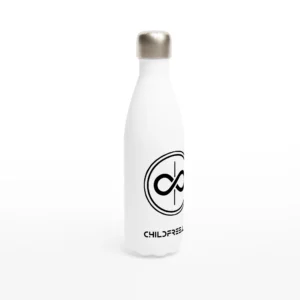 White 500ml / 17oz Stainless Steel Water Bottle
