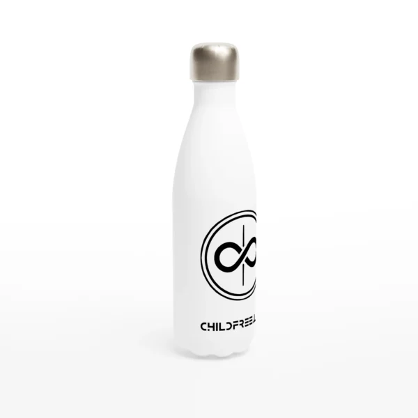 White 500ml / 17oz Stainless Steel Water Bottle